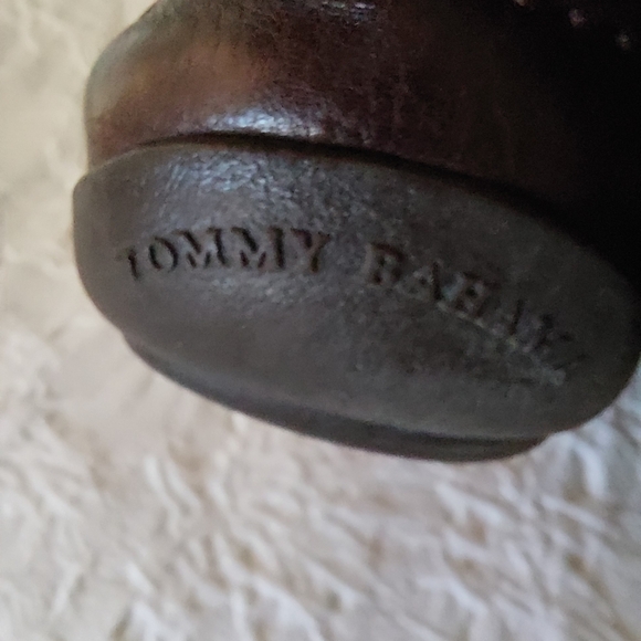 TOMMY BAHAMA " NAPLES" LEATHER WOVEN LOAFER - Picture 6 of 9